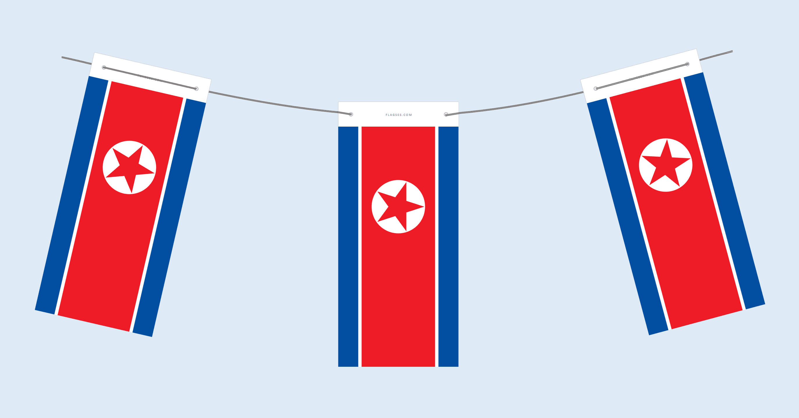 north-korea-small-paper-flags-flagses